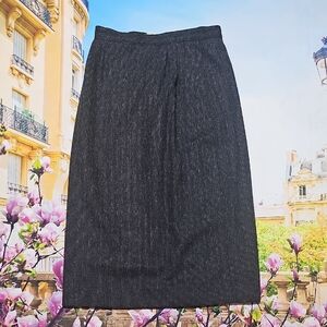 Peabody House Sophisticated Charcoal Pencil Skirt Size 9/10